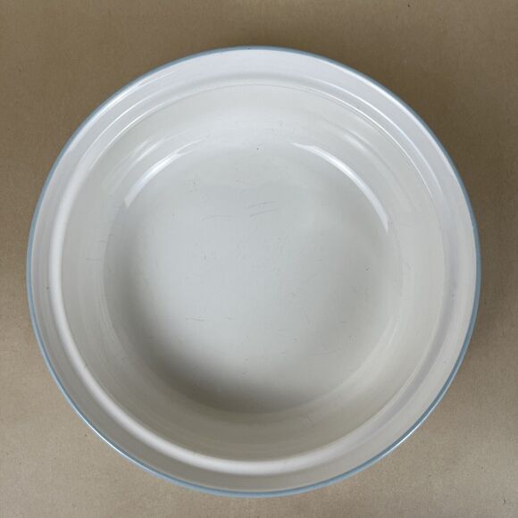 Pfaltzgraff April 8.5" Round Vegetable Oven Serving Bowl Floral Utensil Marks - Picture 2 of 7